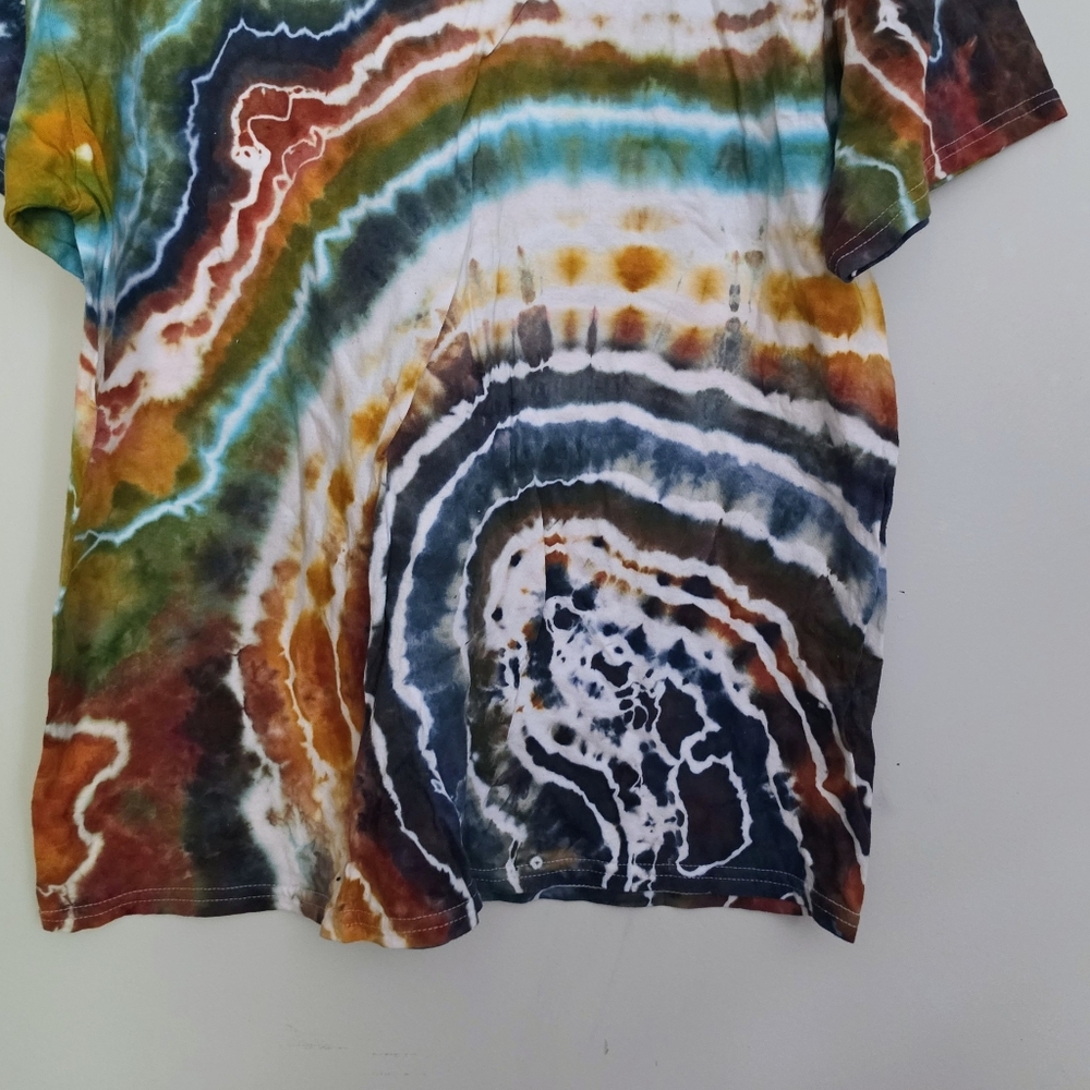 Unisex Hand-Dyed Tie-Dye Short Sleeve T-Shirt - Picture 3 of 6